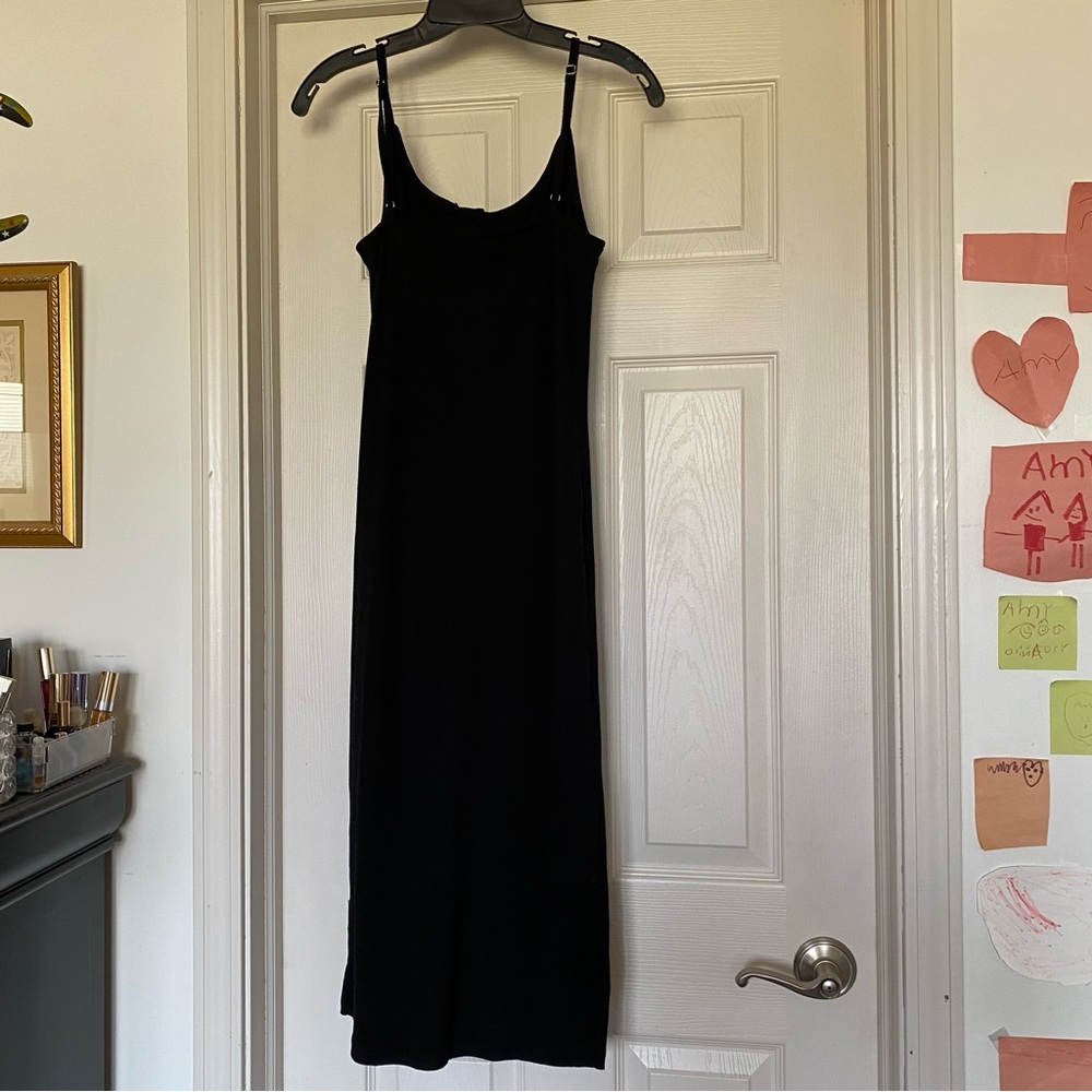 Black poof size small midi dress - Picture 4 of 7